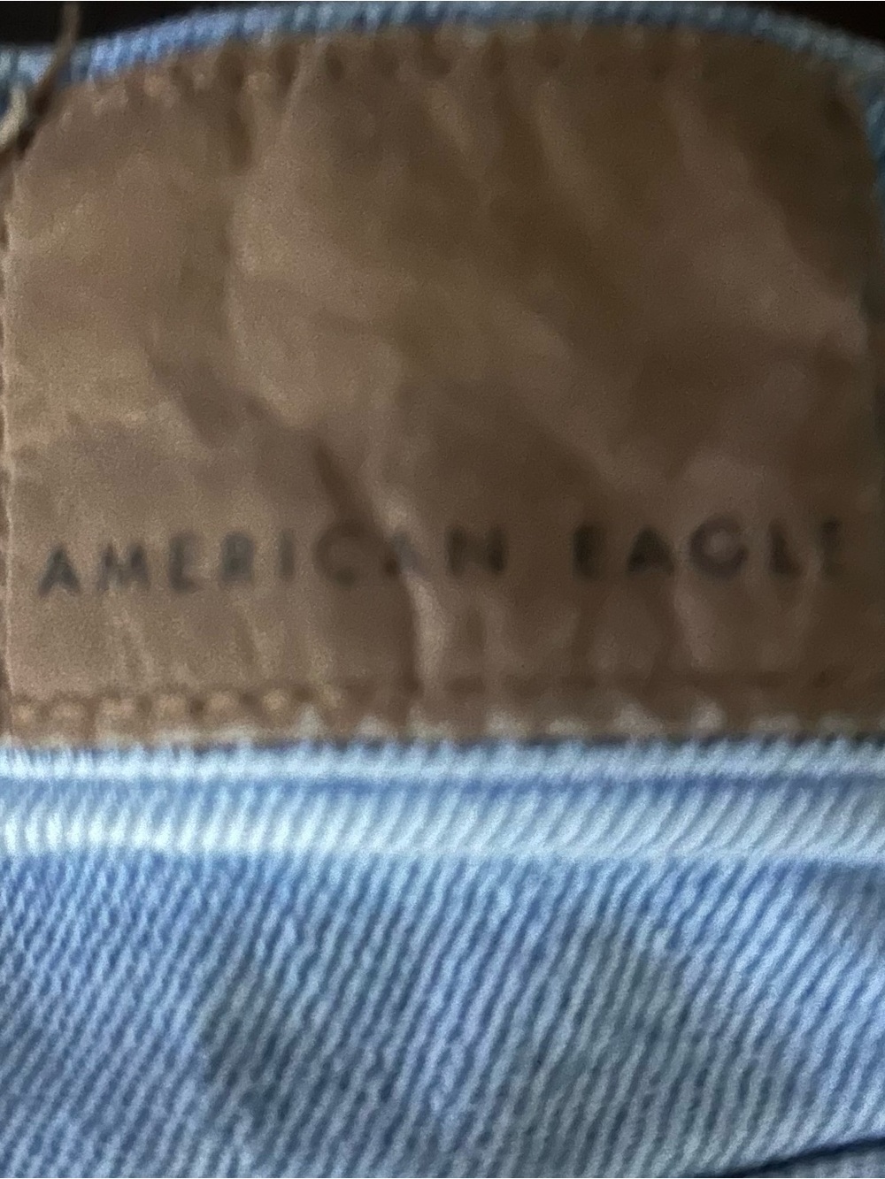 American Eagle Outfitters Light Blue Denim Frayed Hem Shorts - Picture 6 of 6